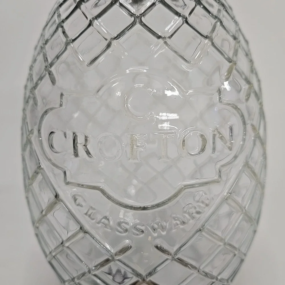 1 Gallon Crofton Glassware Refreshing‎ Ice Cold Drink, Ice / Sun Tea Dispenser
